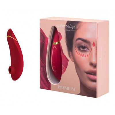 Бесконтактный Клиторальный Стимулятор Womanizer Premium, Red