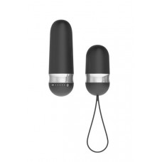 Виброяйцо OVO R4 REMOTE, BLACK CHROME