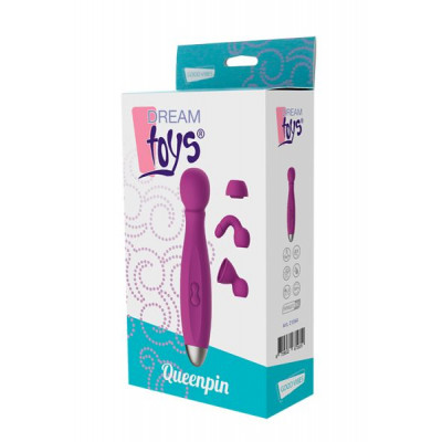 Вибромассажер DREAM TOYS QUEENPIN PURPLE