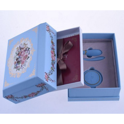 Вибромассажер для пар с функцией управления со смартфона ZALO Fanfan Set, Royal Blue Вибромассажер для пар с функцией управления со смартфона ZALO Fanfan Set, Royal Blue