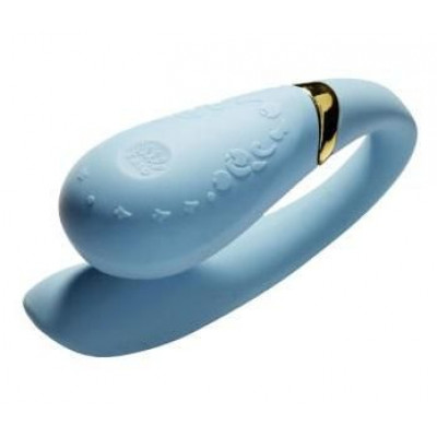 Вибромассажер для пар с функцией управления со смартфона ZALO Fanfan Set, Royal Blue Вибромассажер для пар с функцией управления со смартфона ZALO Fanfan Set, Royal Blue