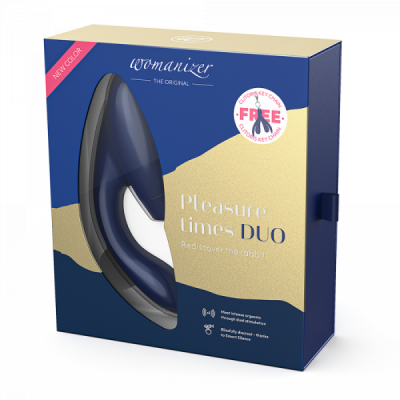 Инновационный бесконтактный cтимулятор Womanizer Duo Blueberry