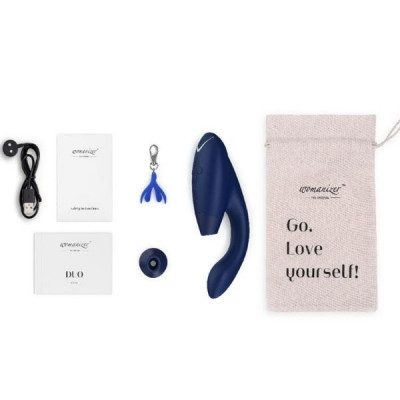 Инновационный бесконтактный cтимулятор Womanizer Duo Blueberry Инновационный бесконтактный cтимулятор Womanizer Duo Blueberry
