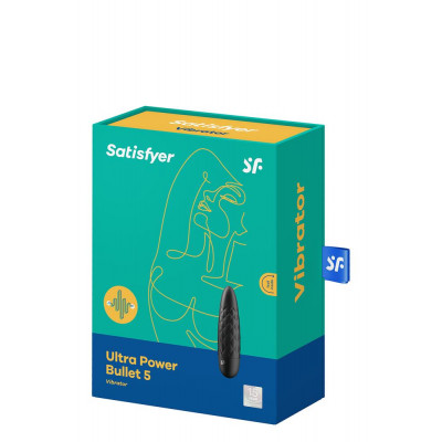 T360192 Вибропуля с глубокой вибрацией Satisfyer Ultra Power Bullet 5 Black T360192 Вибропуля с глубокой вибрацией Satisfyer Ultra Power Bullet 5 Black
