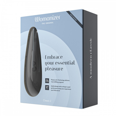 Вакуумный клиторальный стимулятор Womanizer Classic 2 Black Вакуумный клиторальный стимулятор Womanizer Classic 2 Black