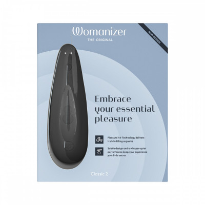Вакуумный клиторальный стимулятор Womanizer Classic 2 Black Вакуумный клиторальный стимулятор Womanizer Classic 2 Black