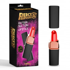 Вакуумный вибратор помада Fierce Euphoria Erotism - Suction Lipstick C