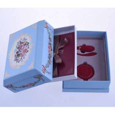 Вибромассажер для пар с функцией управления со смартфона ZALO Fanfan Set, Bright Red Вибромассажер для пар с функцией управления со смартфона ZALO Fanfan Set, Bright Red