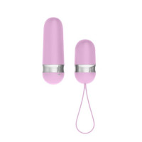 Виброяйцо OVO R4 REMOTE, ROSE/CHROME