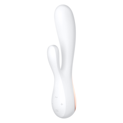 Вибромассажер кролик SATISFYER MONOFLEX WHITE Вибромассажер кролик SATISFYER MONOFLEX WHITE