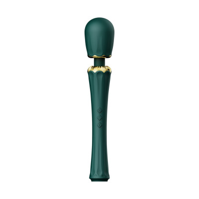 Вибратор микрофон с насадками Zalo Kyro Wand Turquoise Green Вибратор микрофон с насадками Zalo Kyro Wand Turquoise Green