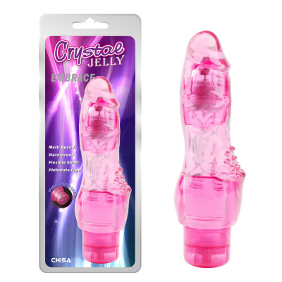 Вибратор Chisa Crystal Embrace Pink