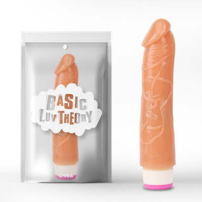 CH97437 Вибратор Basic Luv Theory Sexy Whopper-Flesh