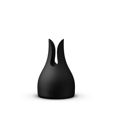 Вибратор микрофон с насадками Zalo Kyro Wand Obsidian Black Вибратор микрофон с насадками Zalo Kyro Wand Obsidian Black