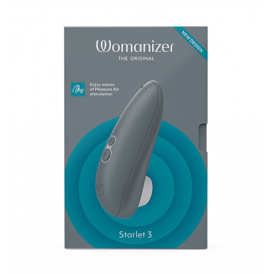 Вакуумный клиторальный стимулятор Womanizer Starlet 3 Gray Вакуумный клиторальный стимулятор Womanizer Starlet 3 Gray