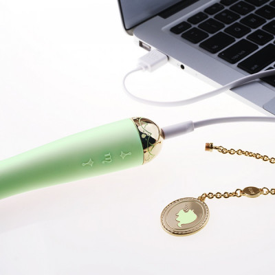 Вибратор для точки G с подключением к телефону ZALO Momoko Melon Green Вибратор для точки G с подключением к телефону ZALO Momoko Melon Green