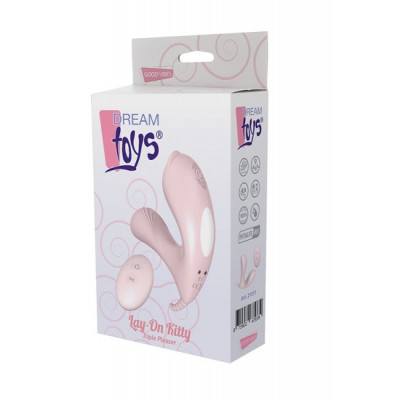 Тройной вибромассажер DREAM TOYS LAY-ON KITTY PLEASER Тройной вибромассажер DREAM TOYS LAY-ON KITTY PLEASER