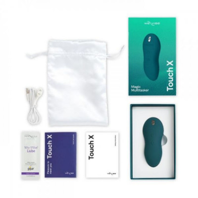 Клиторальный стимуляторTouch X by We-Vib Green Клиторальный стимуляторTouch X by We-Vib Green