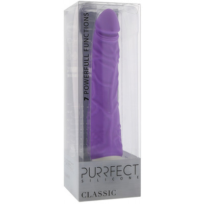 Вибромассажер PURRFECT SILICONE CLASSIC 7.1INCH, PURPLE