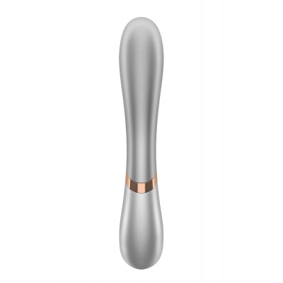 T360178 Двойной смарт вибратор с функцией нагрева Satisfyer Hot Lover Silver T360178 Двойной смарт вибратор с функцией нагрева Satisfyer Hot Lover Silver
