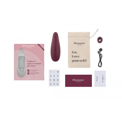 Вакуумный клиторальный стимулятор Womanizer Classic 2 Bordeaux Вакуумный клиторальный стимулятор Womanizer Classic 2 Bordeaux