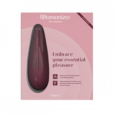 Вакуумный клиторальный стимулятор Womanizer Classic 2 Bordeaux Вакуумный клиторальный стимулятор Womanizer Classic 2 Bordeaux