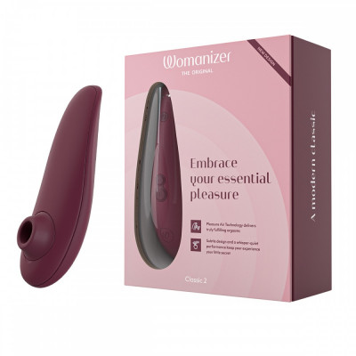 Вакуумный клиторальный стимулятор Womanizer Classic 2 Bordeaux