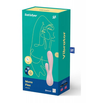 Вибромассажер кролик SATISFYER MONOFLEX PINK Вибромассажер кролик SATISFYER MONOFLEX PINK