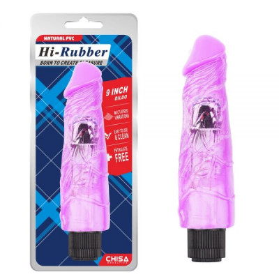 CH15454 Вибратор фиолетовый Hi-Rubber 9 Dildo Chisa CH15454 Вибратор фиолетовый Hi-Rubber 9 Dildo Chisa