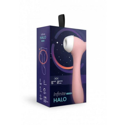 Вакуумный стимулятор клитора + вибратор LeFrivole Halo Pink Вакуумный стимулятор клитора + вибратор LeFrivole Halo Pink