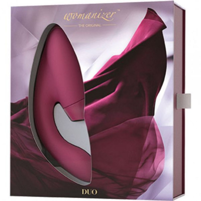 Инновационный Бесконтактный Стимулятор Womanizer Duo Bordeaux
