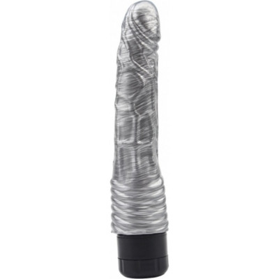Вибратор реалистичный Chisa Dark Muscle 22.3 см, серебристый