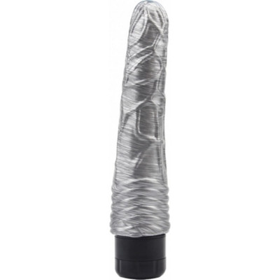 Вибратор реалистичный Chisa Dark Muscle 22.3 см, серебристый