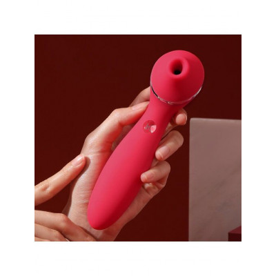 Вакуумний вібратор KisToy Polly Plus Red Вакуумний вібратор KisToy Polly Plus Red