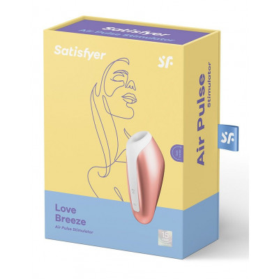 Миниатюрный вакуумный стимулятор Satisfyer Love Breeze Copper Миниатюрный вакуумный стимулятор Satisfyer Love Breeze Copper