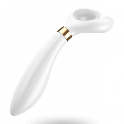 Вибратор для пар Satisfyer Endless Fun White, три мотора, многофункциональный Вибратор для пар Satisfyer Endless Fun White, три мотора, многофункциональный