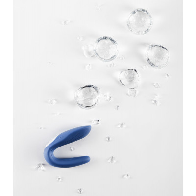 Вибратор для пар Satisfyer Double Whale с двумя моторчиками Вибратор для пар Satisfyer Double Whale с двумя моторчиками