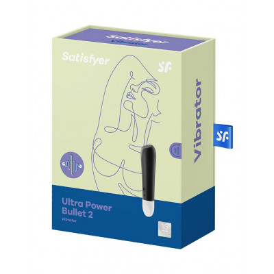 Вибропуля перезаряжаемая Ultra Power Bullet 2 Black Вибропуля перезаряжаемая Ultra Power Bullet 2 Black