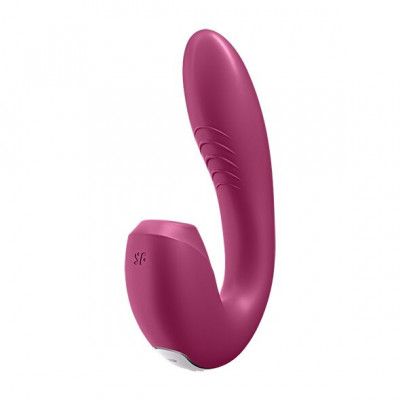 Вакуумный смарт вибратор Satisfyer Sunray Berry, 4 положения ствола