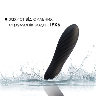 Потужний міні вібратор Svakom Tulip Black Потужний міні вібратор Svakom Tulip Black