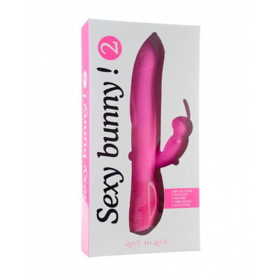 Вібратор-кролик Love To Love Sexy Bunny 2, з обертанням голівки, 3 вібромотори Вібратор-кролик Love To Love Sexy Bunny 2, з обертанням голівки, 3 вібромотори