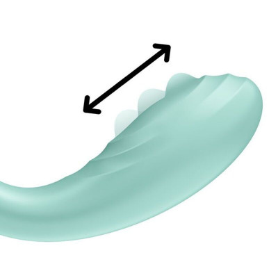 Вібратор із перлинною стимуляцією точки G Satisfyer Rrrolling Pleasure Mint Вібратор із перлинною стимуляцією точки G Satisfyer Rrrolling Pleasure Mint