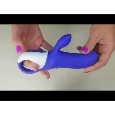 Мощный вибратор-кролик Satisfyer Vibes Magic Bunny, два мотора, литой силикон Мощный вибратор-кролик Satisfyer Vibes Magic Bunny, два мотора, литой силикон