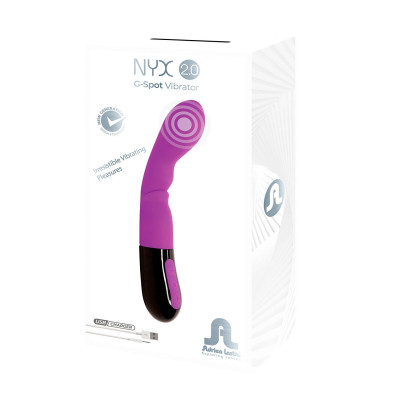 Вібратор Adrien Lastic Nyx 2.0 стимуляція точки G і входу в піхву, що перезаряджається Вібратор Adrien Lastic Nyx 2.0 стимуляція точки G і входу в піхву, що перезаряджається