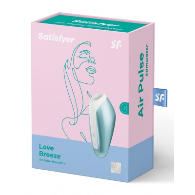 Миниатюрный вакуумный стимулятор Satisfyer Love Breeze Ice Blue Миниатюрный вакуумный стимулятор Satisfyer Love Breeze Ice Blue