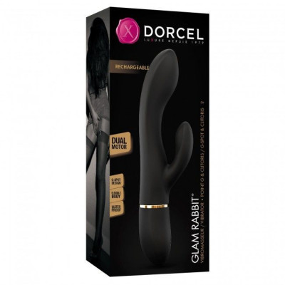 Вібратор кролик Dorcel GLAM RABBIT, гнучкий стовбур, стимуляція точки G, 2 мотора Вібратор кролик Dorcel GLAM RABBIT, гнучкий стовбур, стимуляція точки G, 2 мотора