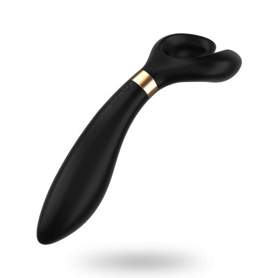 Вибратор для пар Satisfyer Endless Fun Black, три мотора, многофункциональный Вибратор для пар Satisfyer Endless Fun Black, три мотора, многофункциональный