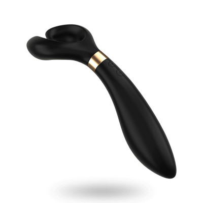 Вибратор для пар Satisfyer Endless Fun Black, три мотора, многофункциональный Вибратор для пар Satisfyer Endless Fun Black, три мотора, многофункциональный
