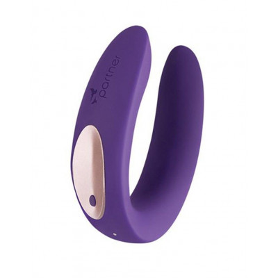 Вибратор для пар Satisfyer Double Plus Remote с пультом ДУ и двумя моторчиками Вибратор для пар Satisfyer Double Plus Remote с пультом ДУ и двумя моторчиками