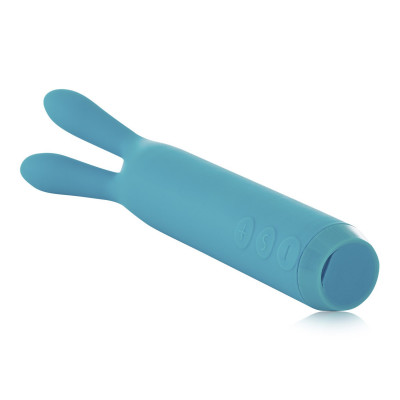 Вібратор з вушками Je Joue - Rabbit Bullet Vibrator Teal, глибока вібрація Вібратор з вушками Je Joue - Rabbit Bullet Vibrator Teal, глибока вібрація